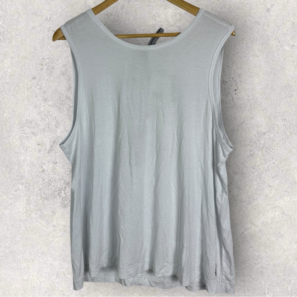 NWT Free People Movement Tri Harder Tie-Back Tank Top White Womens Size Large L - Picture 3 of 13